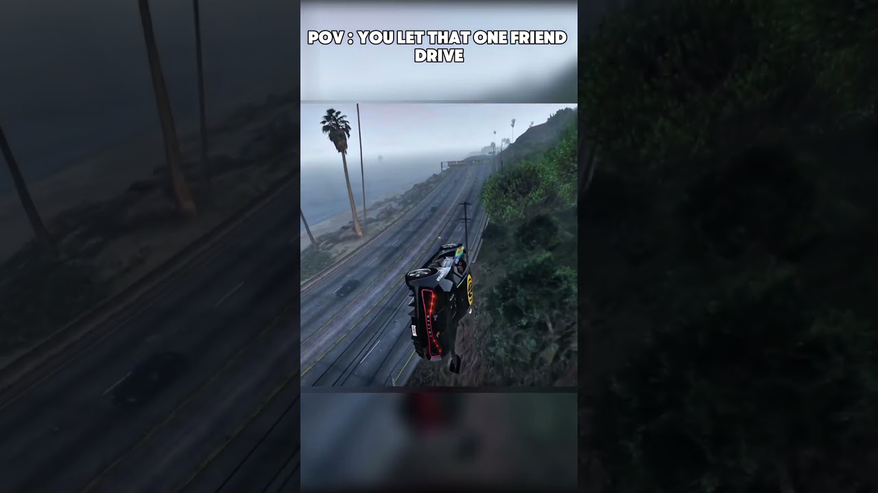 Why You Should NEVER Let Your Friend Drive in GTA 5! #shorts #gta #gta5 #gtastunt
