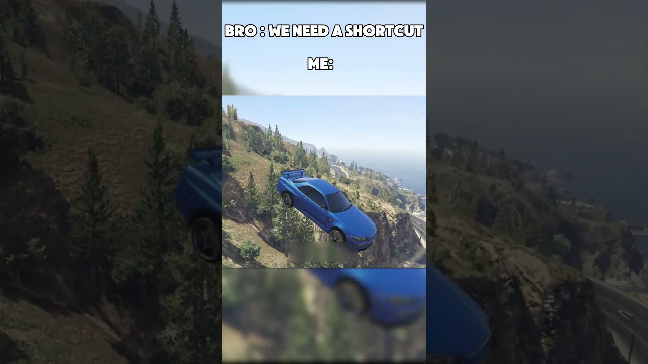 This GTA Shortcut Will Blow Your Mind! #shorts #gta #gta5 #gtastunt