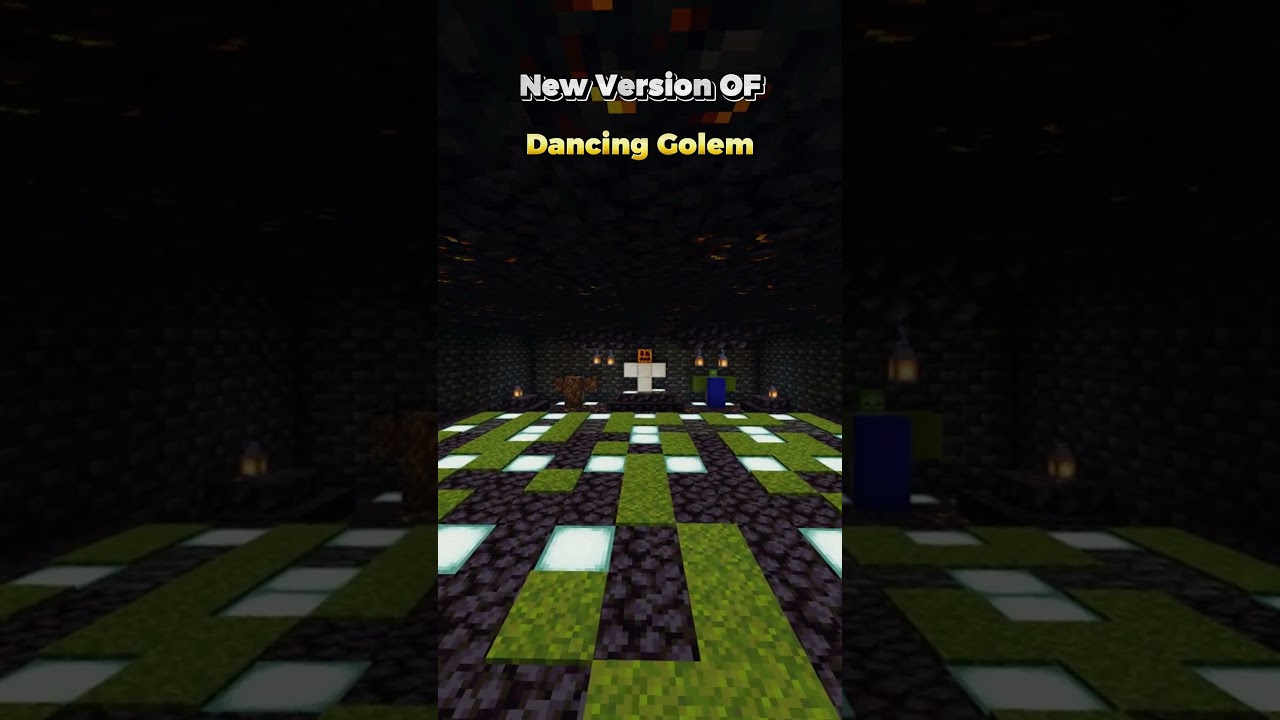 Minecraft Golems Are Dancing Like Never Before! #shorts