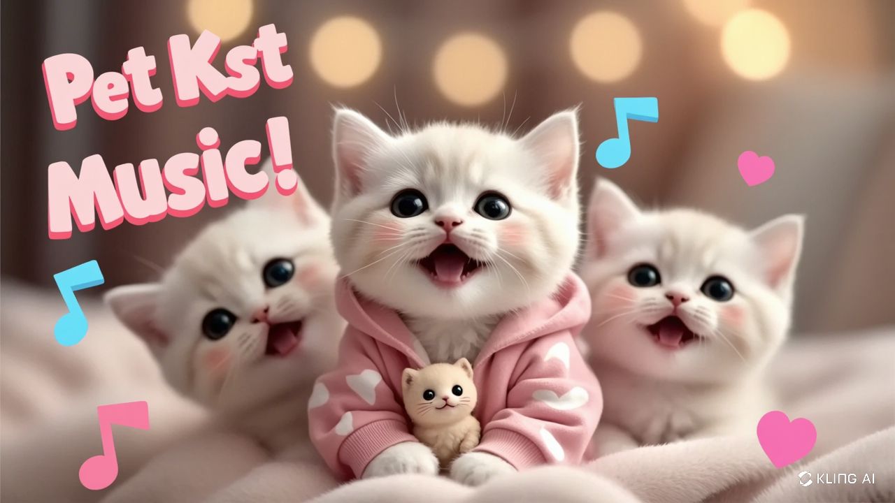 🐾 Adorable Kitten Serenades with “Apt Apt” – A Must-Watch!