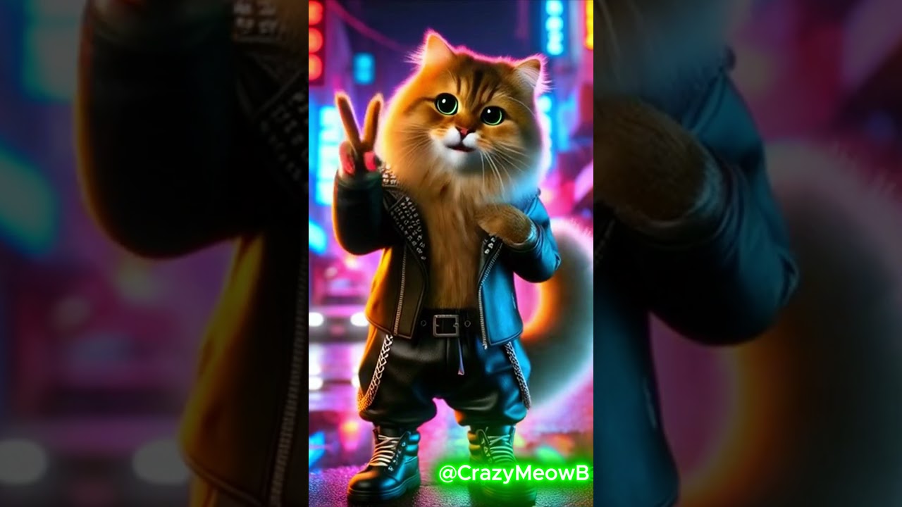 This Dancing Cat Just Broke The Internet With 90s Hip Hop Moves! 😼🎶🎤🔥✨