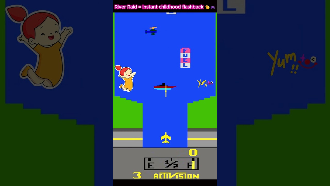 River Raid: The Atari Legend That Trained Us All 🛩️🔥 #RiverRaid #RetroGaming #Atari2600 #shorts
