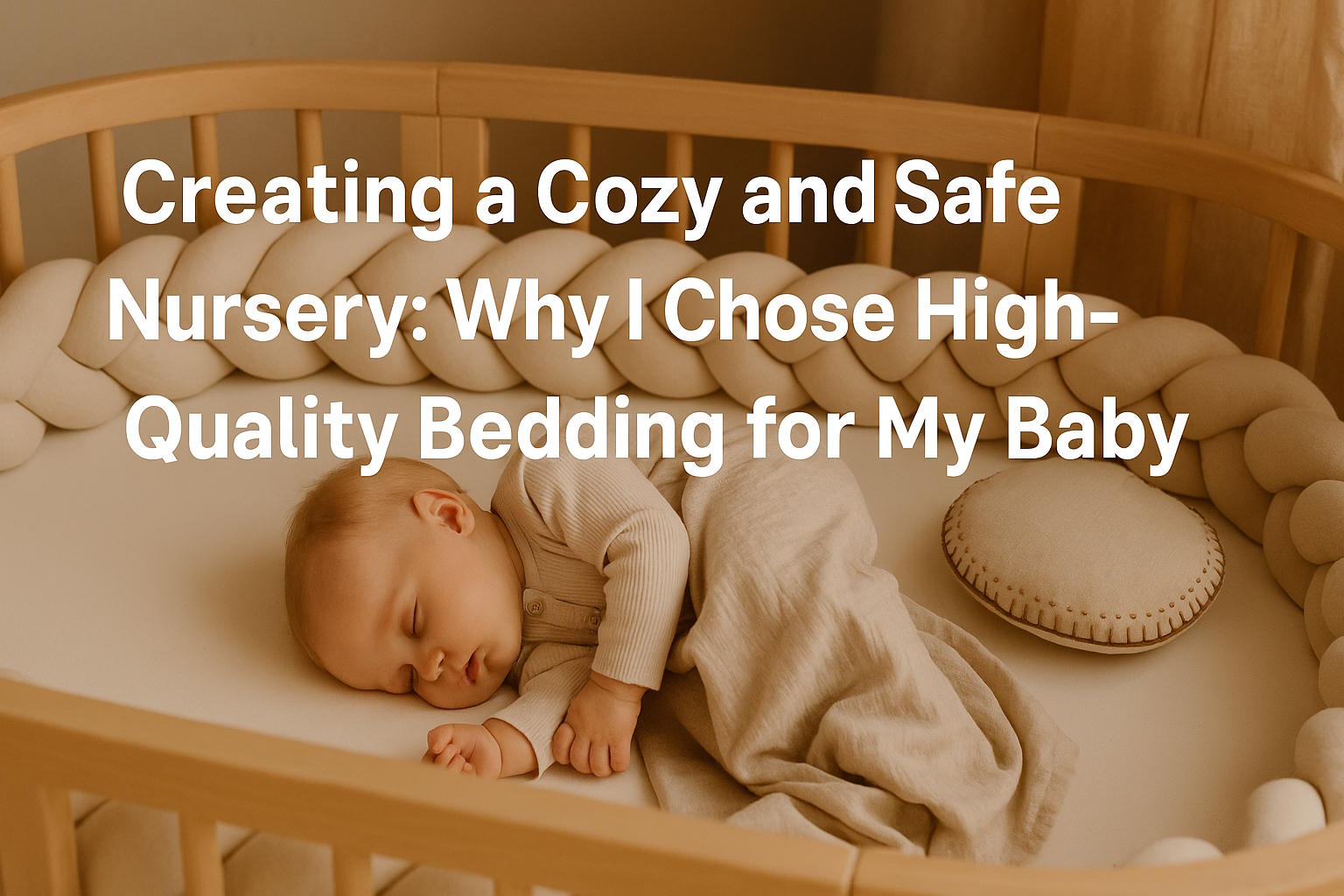 Creating a Cozy and Safe Nursery: Why I Chose High-Quality Bedding for My Baby