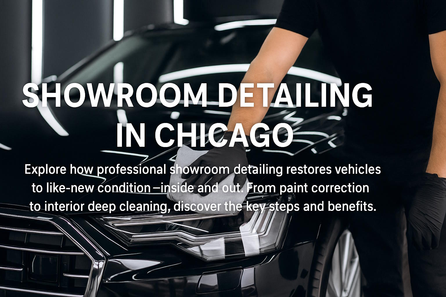 Elite Showroom Detailing Services with Carrectly in Chicago