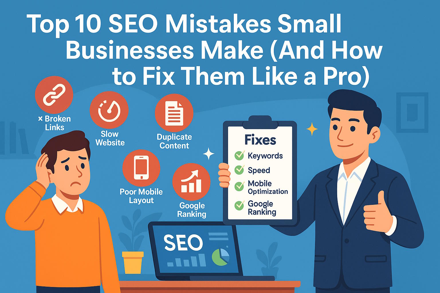 Top 10 SEO Mistakes Small Businesses Make (And How to Fix Them)
