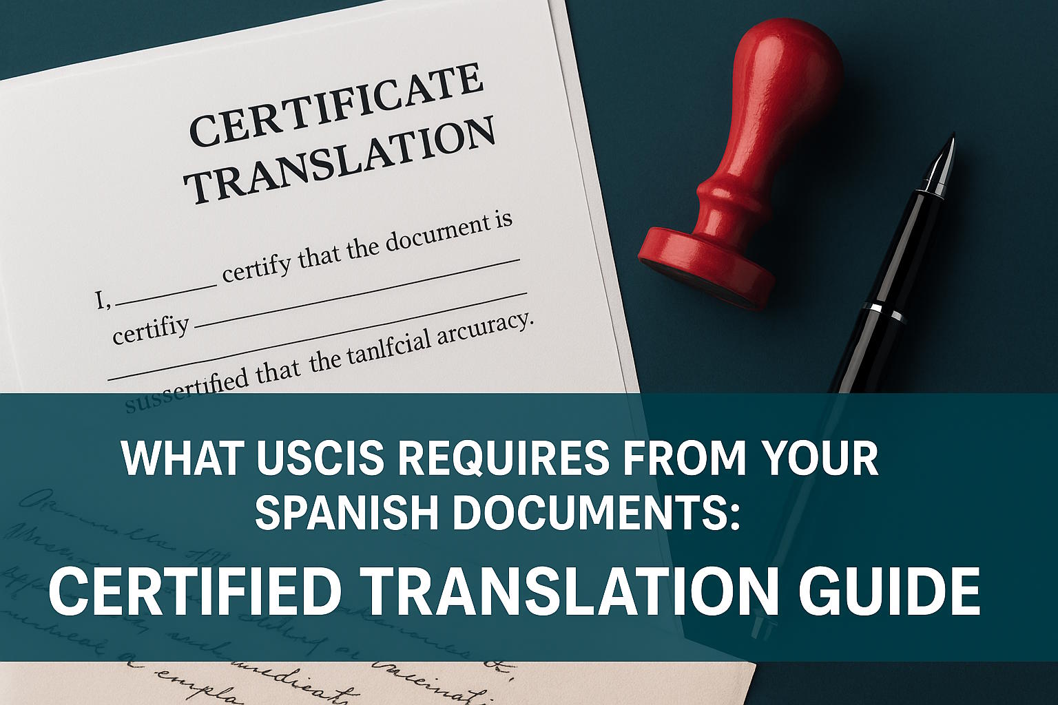What USCIS Requires from Your Spanish Documents: Certified Translation Guide
